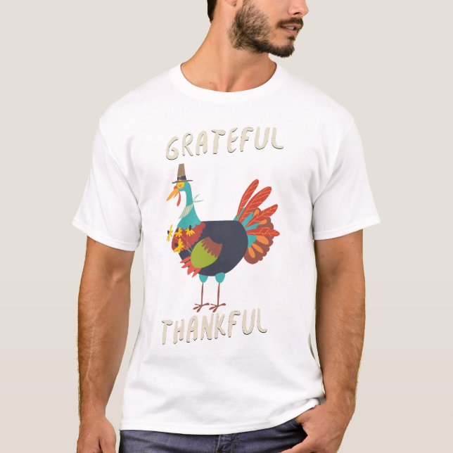 Tack och lov, Thanksgiving T Shirt (Framsida)