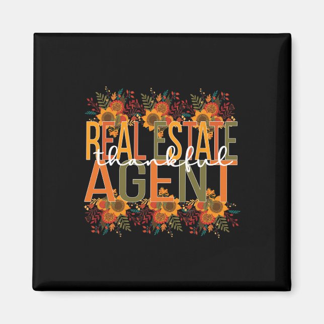 Tack och lov Thanksgivingen Agent i Gods Magnet (Framsidan)