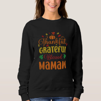 Tack och lov, välkommen Mamaw Matching Thanksgiv T Shirt