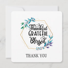 Tack och lov välsignad kort