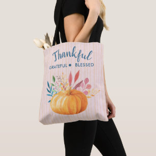 Tack och lov välsignad med Orange Pumpkin Tygkasse