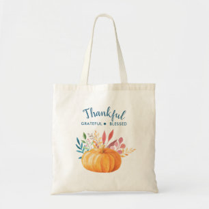 Tack och lov välsignad med Orange Pumpkin Tygkasse