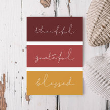 Tack och lov, välsignad modern Thanksgiving