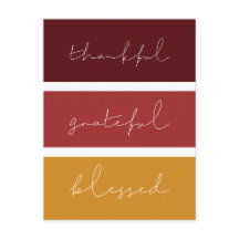 Tack och lov, välsignad modern Thanksgiving