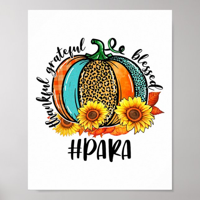 Tack och lov, välsignad paraprofessionell Fall Au Poster (Framsidan)