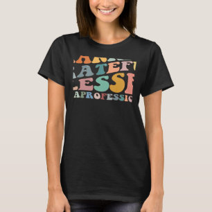 Tack och lov, välsignad paraprofessionell fallskär t shirt