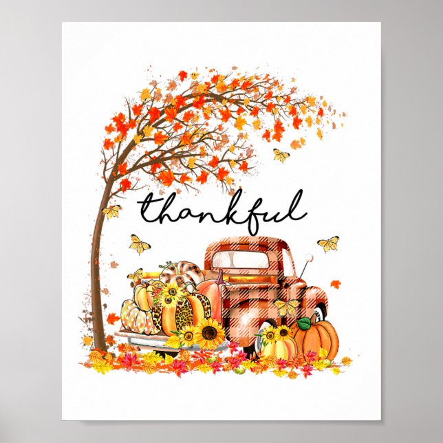 Tack och lov, välsignad Pumpkin Lastbil dess fall  Poster (Framsidan)