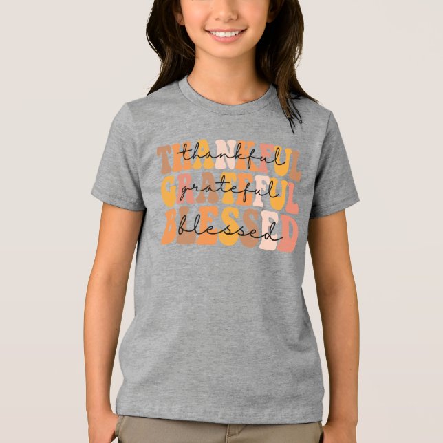 Tack och lov välsignad t shirt (Framsida)
