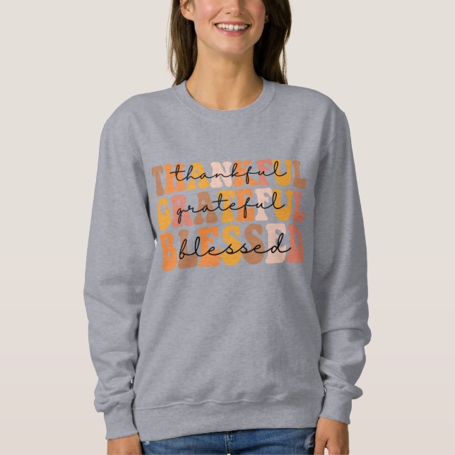 Tack och lov välsignad t shirt (Framsida)