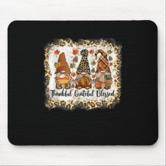 Tack och lov, välsignad Thanksgiving Gnome Leopa Musmatta