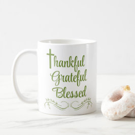 Tack och lov, välsignad Thanksgiving, offert Kaffemugg