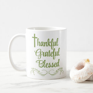 Tack och lov, välsignad Thanksgiving, offert Kaffemugg