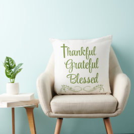 Tack och lov, välsignad Thanksgiving, offert Kudde