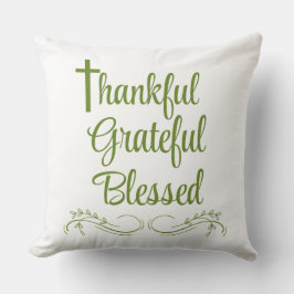 Tack och lov, välsignad Thanksgiving, offert Kudde