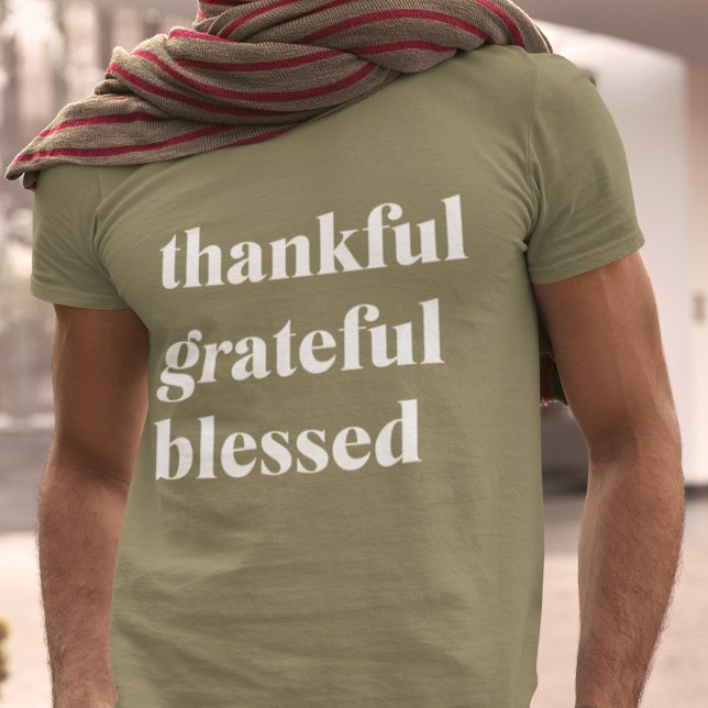 Tack och lov välsignad | Thanksgiving Offert T Shirt (Skapare uppladdad)