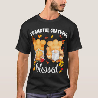 Tack och lov, välsignade Fall Gnomes T Shirt