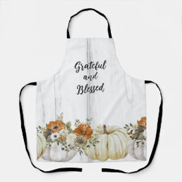 Tack och välsignad Pumpkin Flowers-Thanksgiving