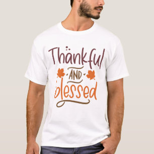 Tack och välsignad Thanksgiving T Shirt