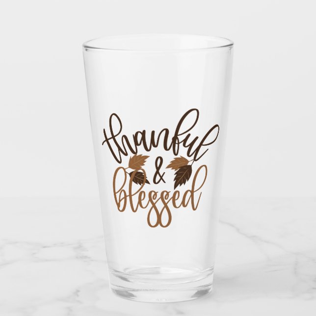 Tack och välsignelse glaskopp (Framsida)