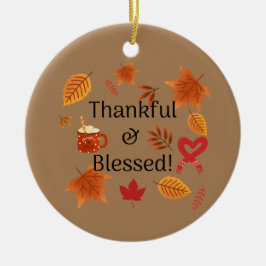 Tack och välsignelse! julgransprydnad keramik