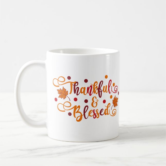 Tack och välsignelse kaffemugg (Vänster)