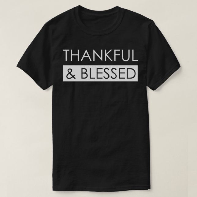 Tack och välsignelse t shirt (Design framsida)