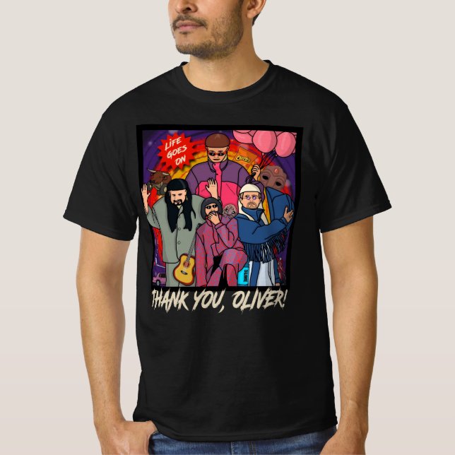 Tack Oliver Tree Hyllning RIP I Kärlekens Minne T Shirt (Framsida)