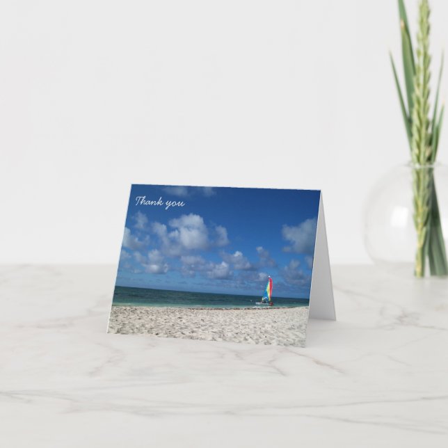 Tack - ön Grand Bahama Kort (Framsida)