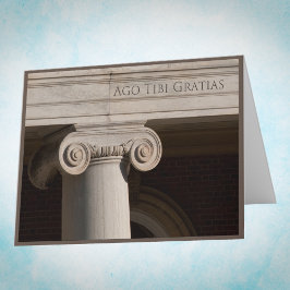 Tack på latinska kort