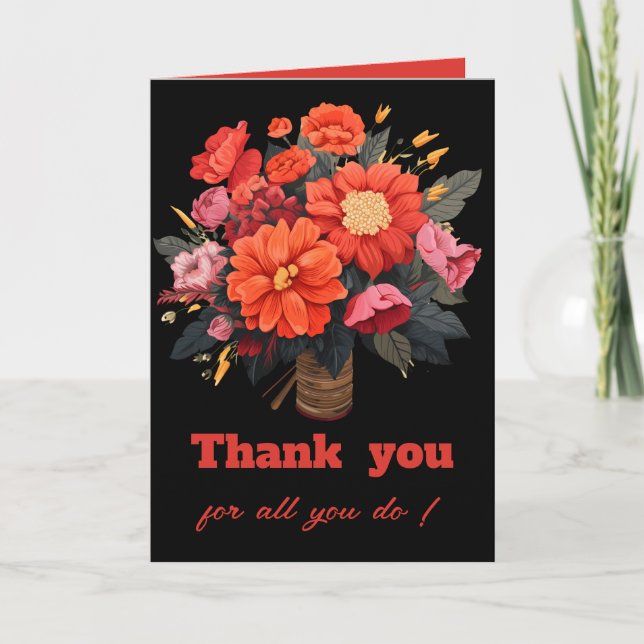 Tack på Professionellens dag Kort (Framsida)