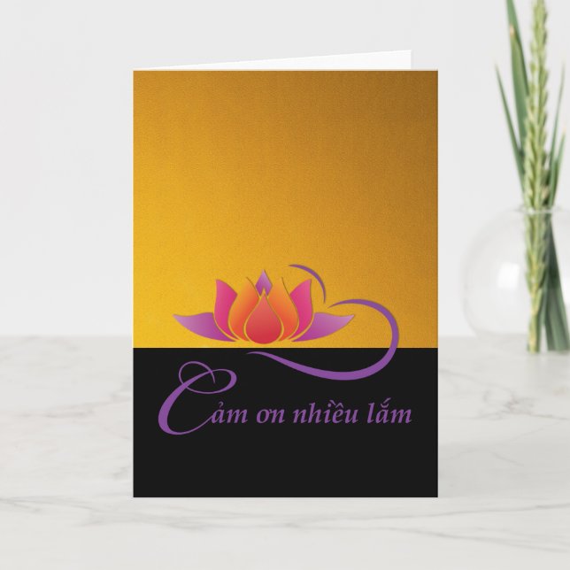 Tack på vietnamesisk Cam on nhieu lam (Framsida)