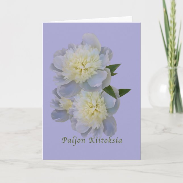 Tack, Paljon Kiitoksia, finskt kort (Framsida)