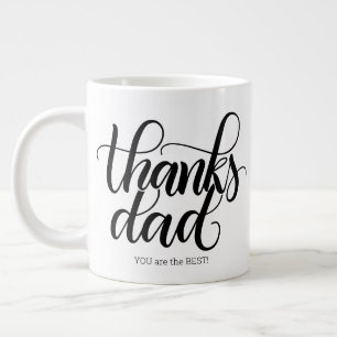Tack pappa, du är bäst! - Jumbo 20oz mugg