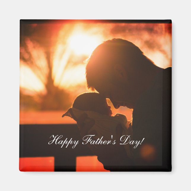 Tack Pappa, Fars dag Anpassningsbar Magnet (Framsidan)