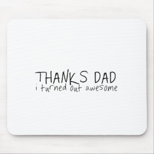 Tack pappa... Fars dag-gåva Musmatta