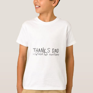 Tack pappa... Fars dag-gåva T-shirt