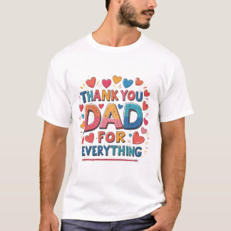 Tack Pappa För Allt Gott Fars Dag T Shirt
