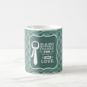 Tack Pappa för ditt ovillkorliga Kärlek Kaffemugg