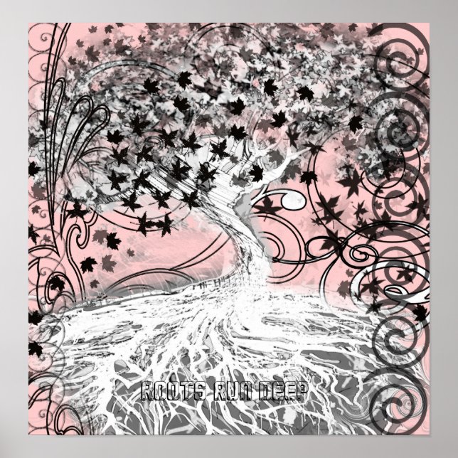 Tack Pappa för rötterna Poster (Framsidan)