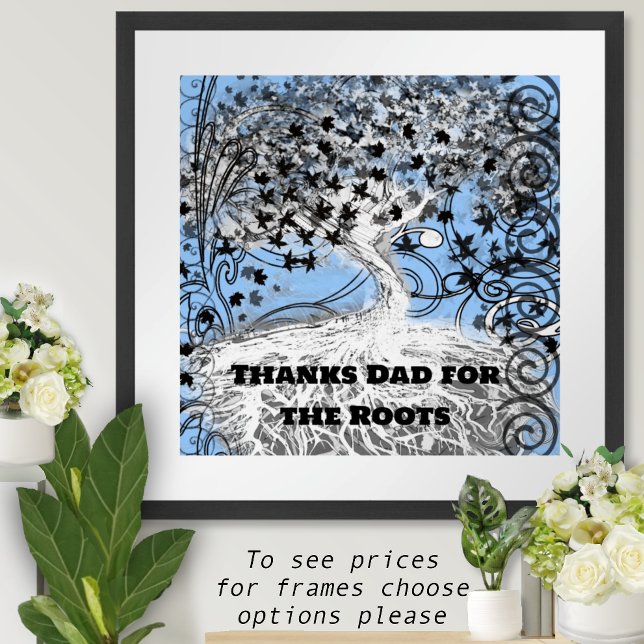 Tack Pappa för rötterna Poster (Skapare uppladdad)