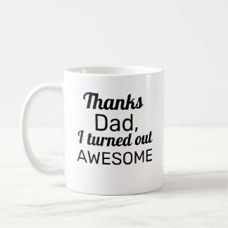 Tack Pappa jag visade Fantastisk Kaffemugg