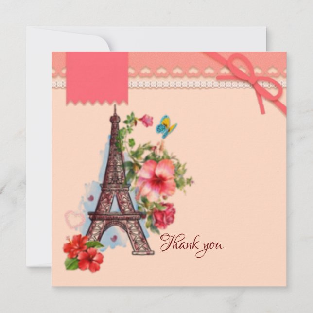 Tack, Paris vintage (Framsida)