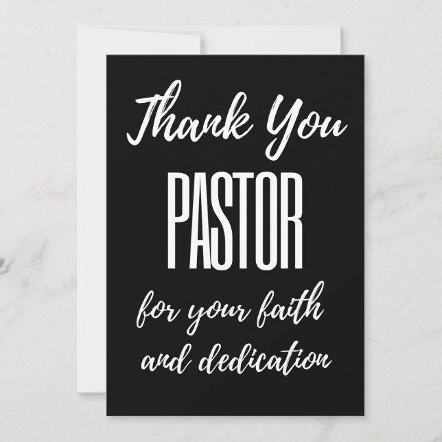 Tack Pastor for Your Faith (Framsida)
