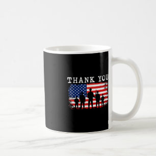 Tack Patriotic Veteran Memorial Day 4th of Ju Kaffemugg