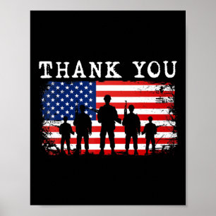 Tack Patriotic Veteran Memorial Day 4th of Ju Poster