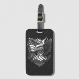 Tack Patriotisk Militär Uppskattning Krigsveterane Bagagebricka