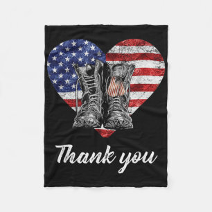 Tack Patriotiska tröjor minnesdag 4 juli Fleecefilt