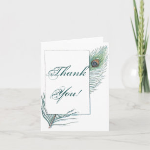 Tack Peacock Feather Inspirational Kort