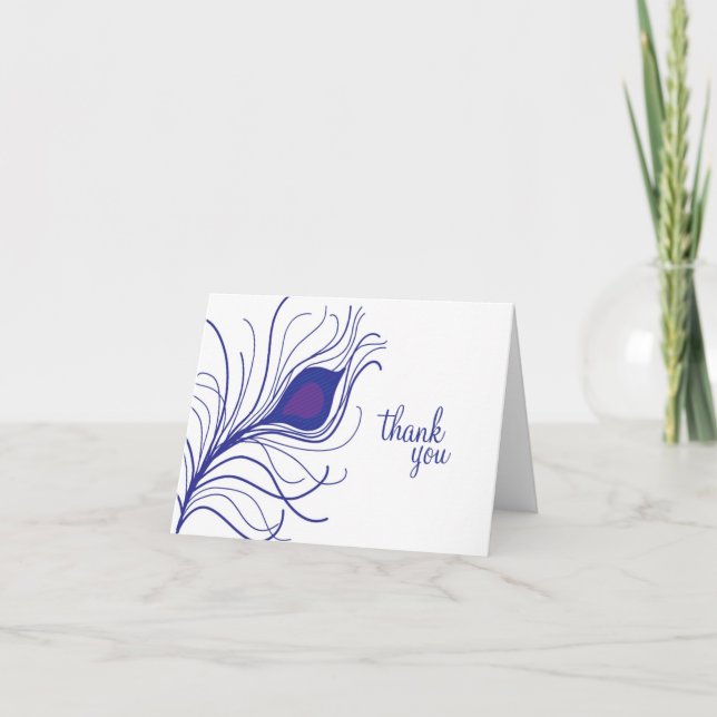 Tack Peacock Feather Lila (Framsida)