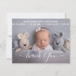 Tack Personlig födelseattentkort